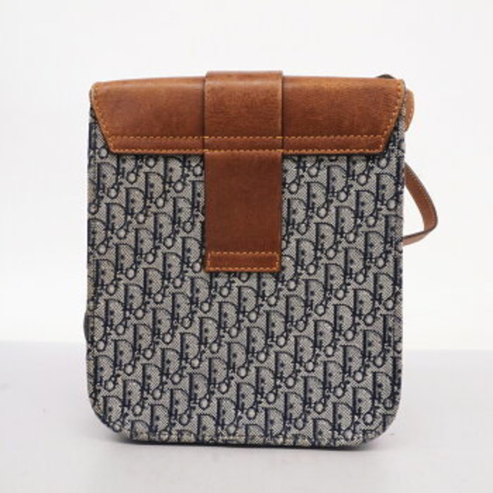 Christian Dior Trotter Canvas Leather Shoulder Bag - Picture 11 of 11